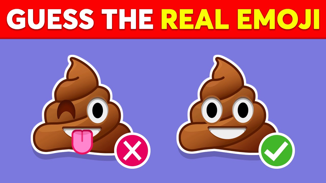 Which Emoji is Correct? 💩💩 Emoji Challenge! Monkey Quiz - YouTube