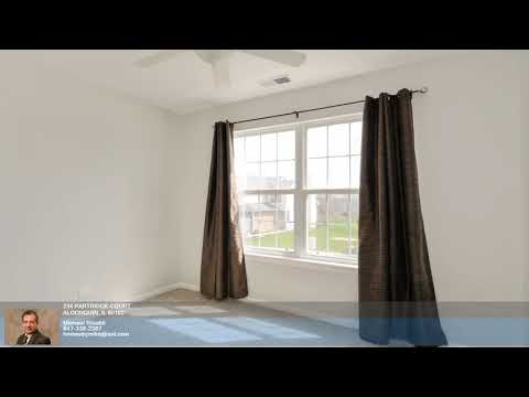 234 PARTRIDGE COURT, Algonquin, IL home video tour