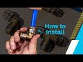 How to install a sharkbite max pushtoconnect fitting