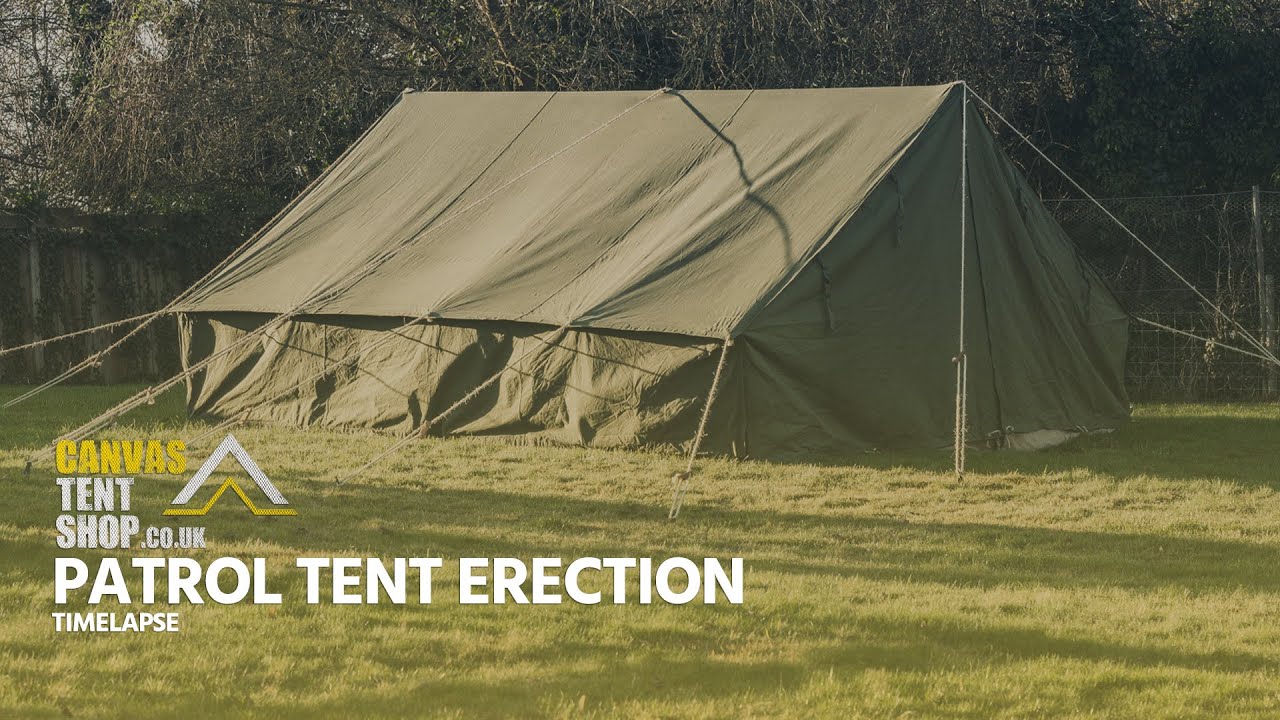 Patrol Tent Erection Time Lapse