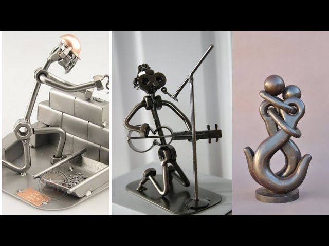 50 AMAZING IDEAS WITH NUTS&BOLTS | METAL ART | METAL SCULPTURE NUTS & BOLTS class=