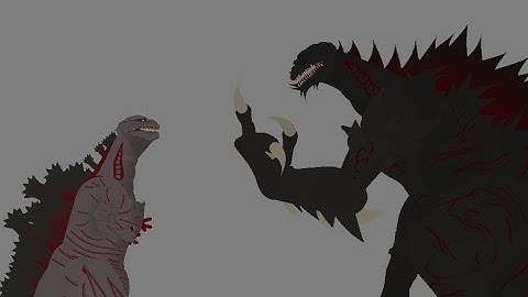 Shin Godzilla vs hakaishin Godzilla /// stick nodes
