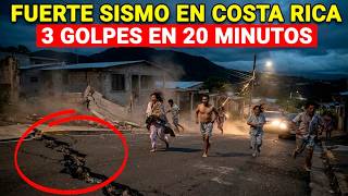 Fuerte sismo 5.4 sacude Costa Rica en plena madrugada. Esto Ya NO es Normal!