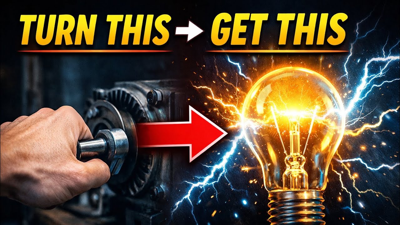 How Mechanical Energy Is Converted into Electrical Energy | Real-Life Physics Explained