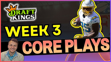 NFL DFS - Week 3 - MUST Plays - [DraftKings]