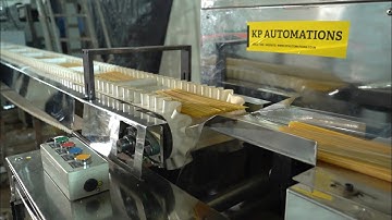 Flow wrap packing machine | Horizontal Flow wrap machine Spaghetti packing machine Read Description