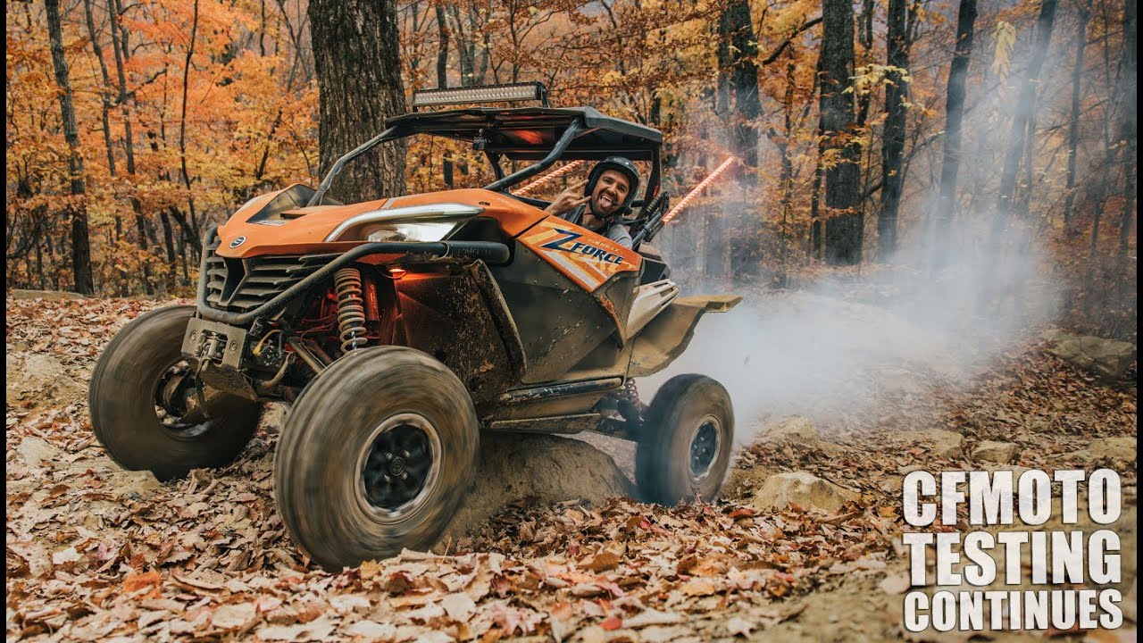 I took the CFMOTO to Windrock in TN! Z-Force 950 & Segway Villain 1000 - Side by Sides Trail Riding