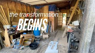 Building a Basic Woodshop in My One-Car Garage | Part 1: Demolition & Clean-Up