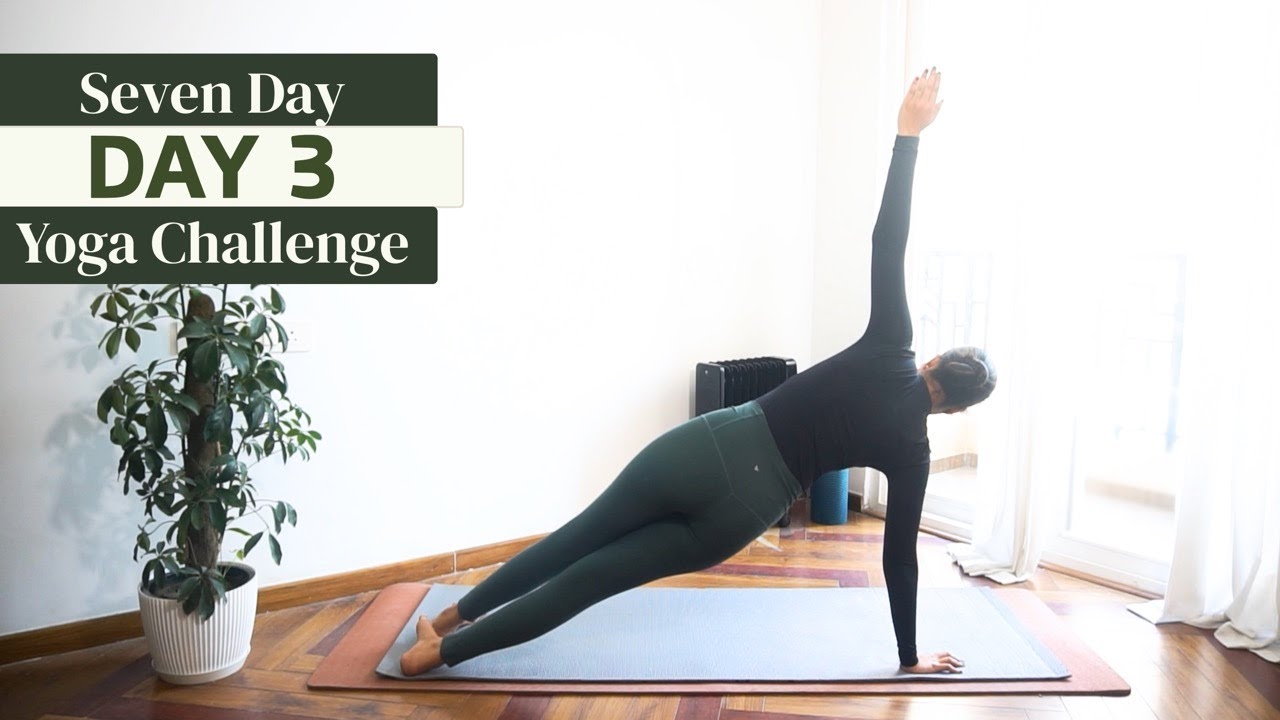 Йога-практика, день 3 | 25 мин | 7-дневный йога-челлендж