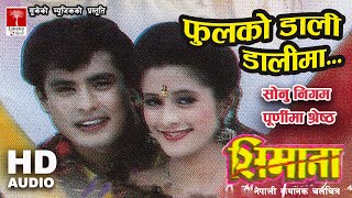 Video thumbnail of "Phool Ko Dali || Sonu Nigam || Poornima || Nepali Movie Simana Song ||"