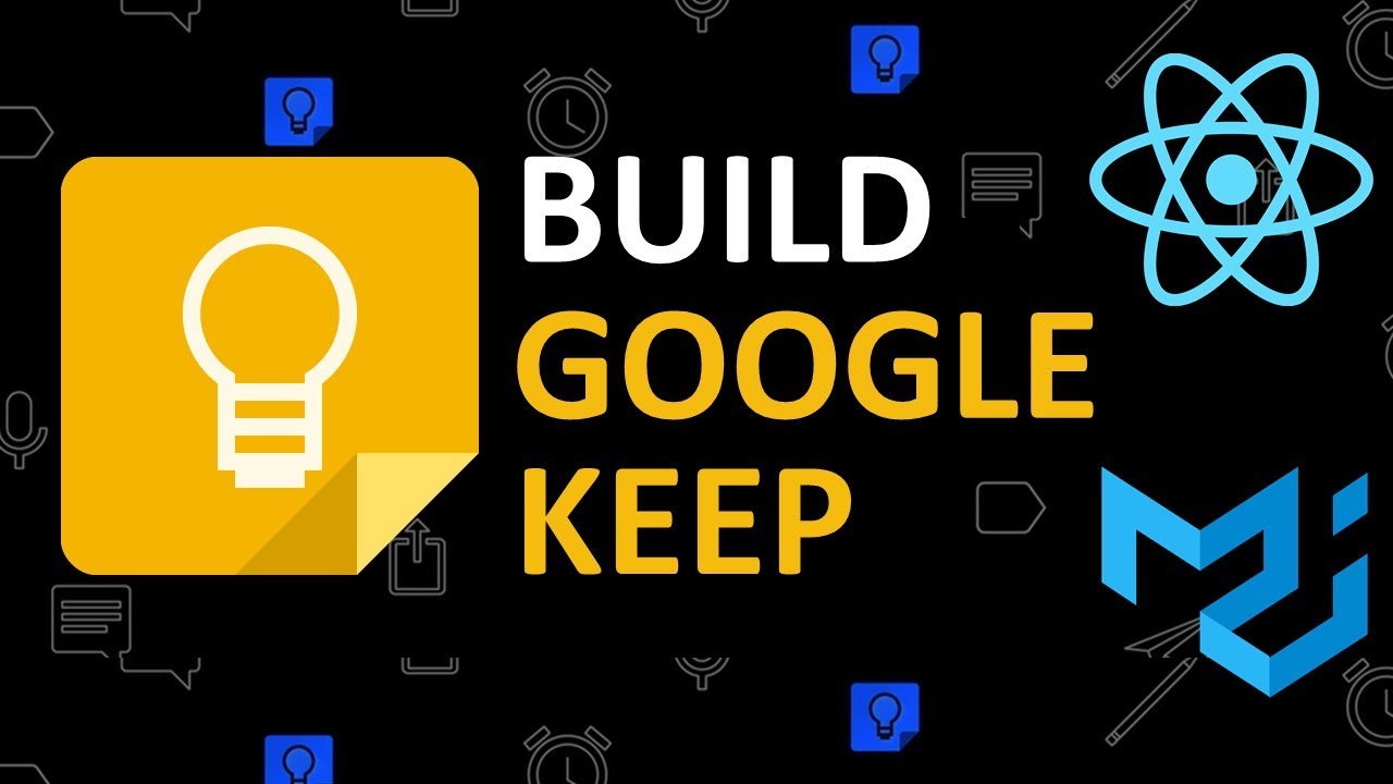 3/3 - Google Keep Clone | React and Material UI | React Project Series ...