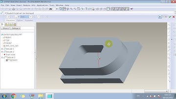 [PROE] Hướng dẫn vẽ chi tiết để gia công – Part 1