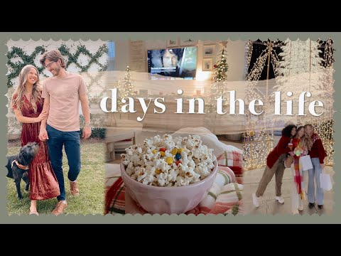DAYS IN THE LIFE | thanksgiving baking, hosting a baby shower, & Christmas market!