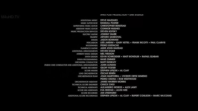 no time to die end credits video