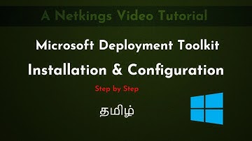 MDT Installation Guide (Step by Step) | Tamil | Part 1 |Netkings