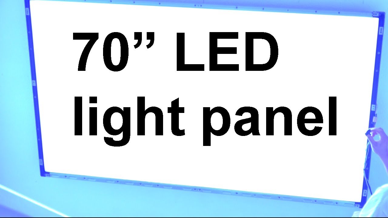 DIY Home made 70 inch LED light panel (for video, photography...) for