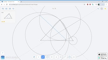 7.7 Euclidea - Inscribed Circle - 4L 8E