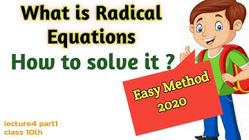 class 10th math chapter 1 exercise 1.4|how to solve radical equations|extraneous roots|fta onlin|
