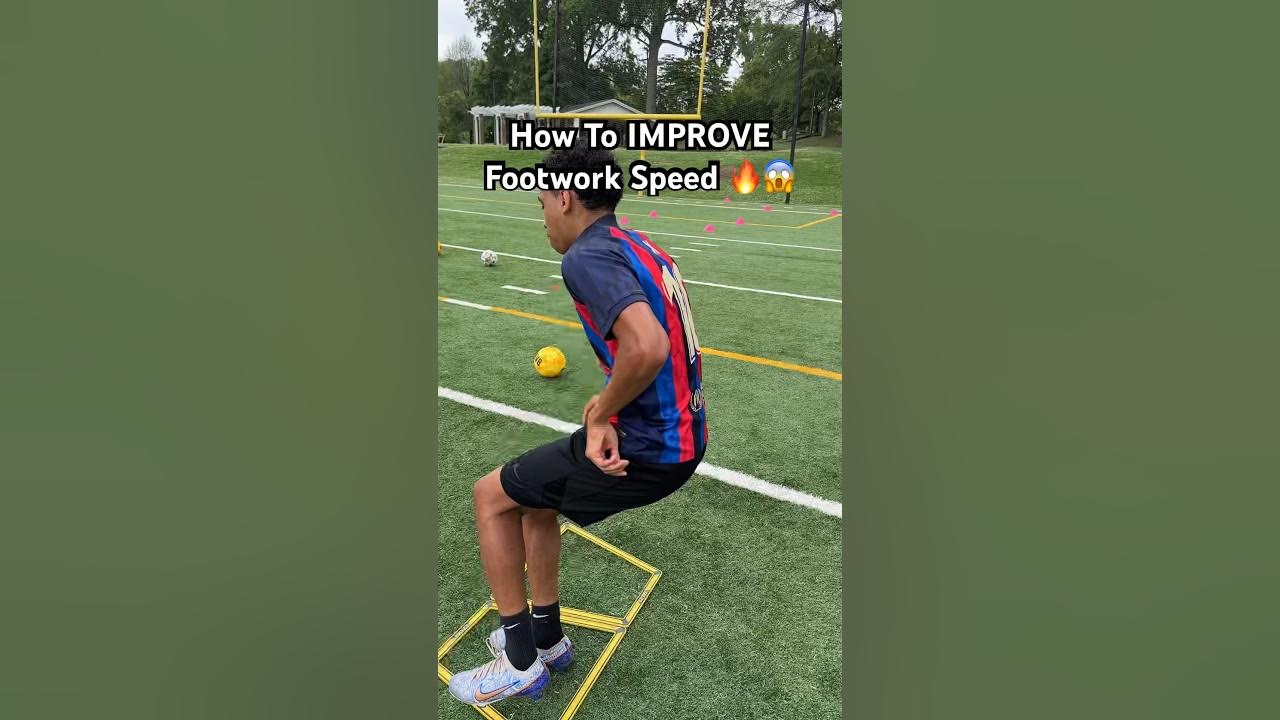 How To IMPROVE Footwork Speed 🔥😱soccer shorts football YouTube