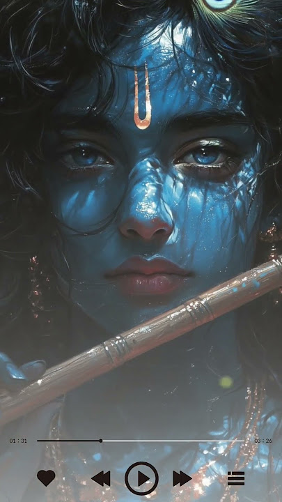 🎵 Flute Sound That Melts Every Heart – Shri Krishna 💙 #krishna #radhakrishna