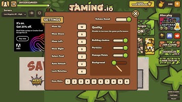 How to remove lag in Taming.io its very simple (100% WORKS)