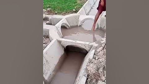 Garden irrigation canal system🌱🌻🌾=Beaver.arts