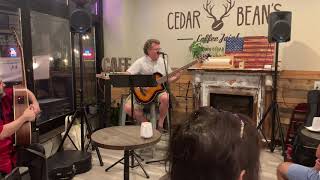 Bob White at Cedar Bean's Caffeinated Open Mic