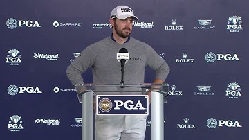 Patrick Cantlay Friday Flash Interview 2023 PGA Championship · Round 2 © PGA of America