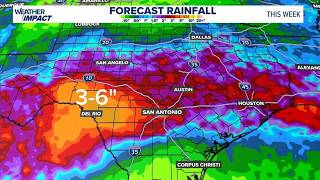 LIVE RADAR: Heavy rainfall as Flood Watch goes into effect in South-Central Texas