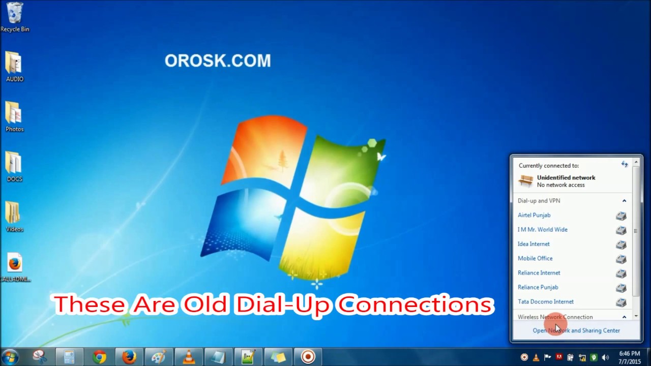 So entfernen Sie die DFÜ-Verbindung in Windows XP