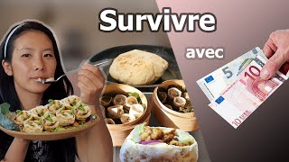 SURVIVRE A 2 AVEC 15€ LE PLUS DE JOURS POSSIBLE / INFLATION / PETIT BUDGET / CHALLENGE