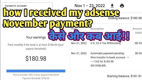Google Adsense: Automatic Payment Pending - YouTube Payment Mail Not Received - Payment Not Released