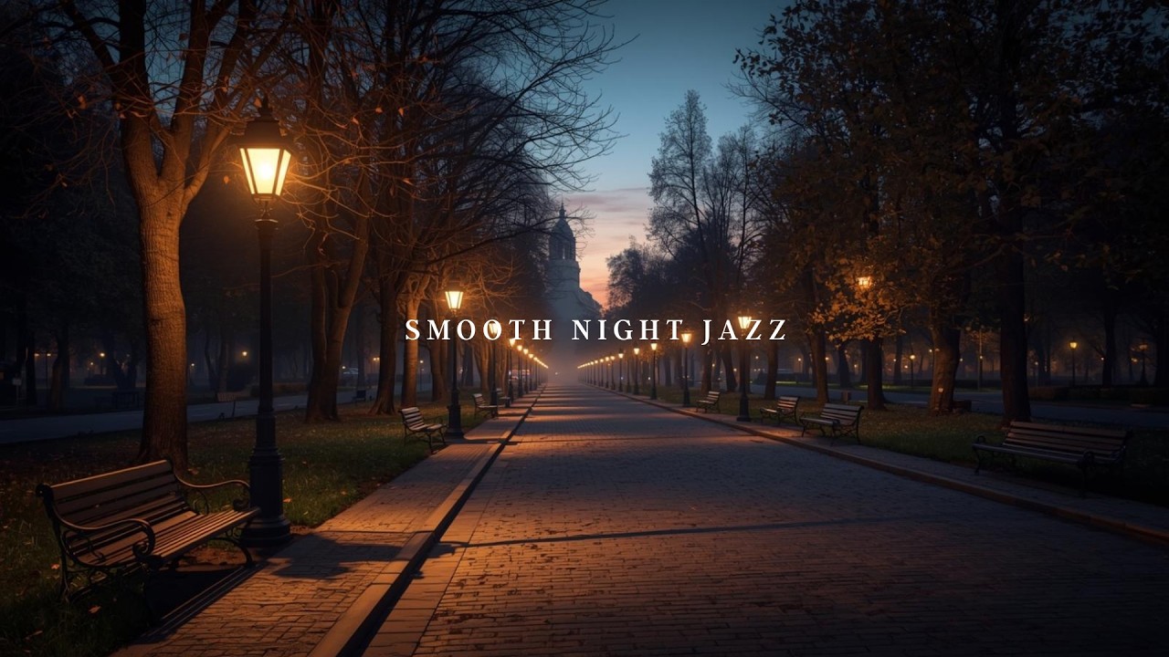 🌙 Night Jazz in a European Garden | Elegant Midnight Ambience & Relaxing Smooth Jazz