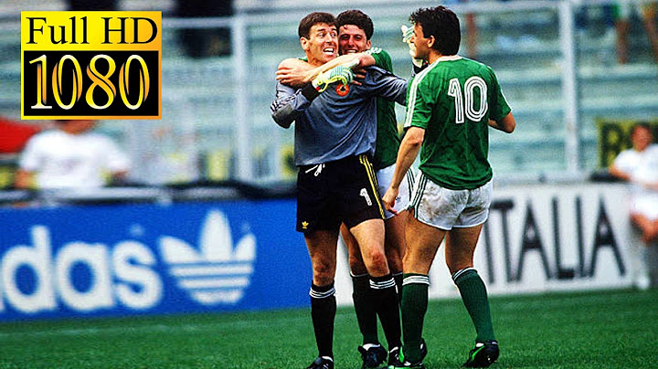 Ireland 0-0 (5x4) Romania  World Cup 1990 | Full highlight - 1080p HD