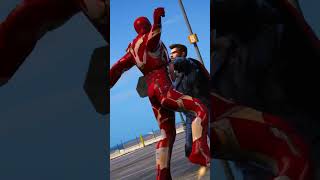 Iron man vs Thor epic combo strike moves #ironman #marvel #gtav #thor #dccomics