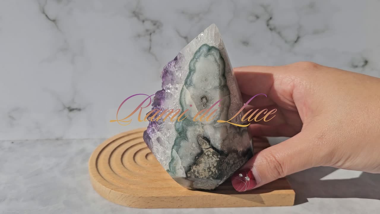 Amethyst△Half polish