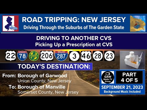 09.21.2023: PART 4 of 5 | POV Driving from Garwood to Manville, New Jersey, USA | #POVDriving