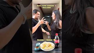 Rock paper Scissors ✂️ Food Challenge. #challengevideo #foodchallenge #bhukkadcouple #asmr #funny