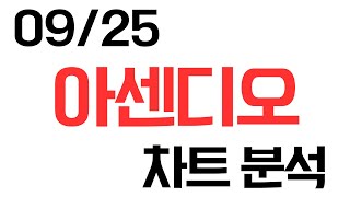 09/25 아센디오 차트분석