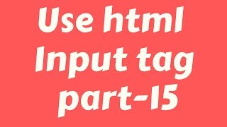 Web Design Beginners Course 2019 Bangla HTML5 Part 15