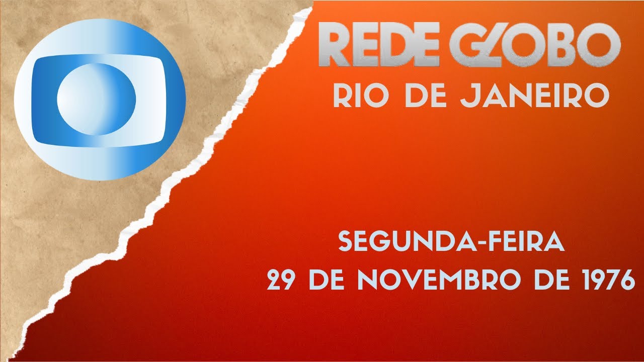 GLOBO - CANAL 4 - PROGRAMAÇÃO - 29 NOVEMBRO 1976
