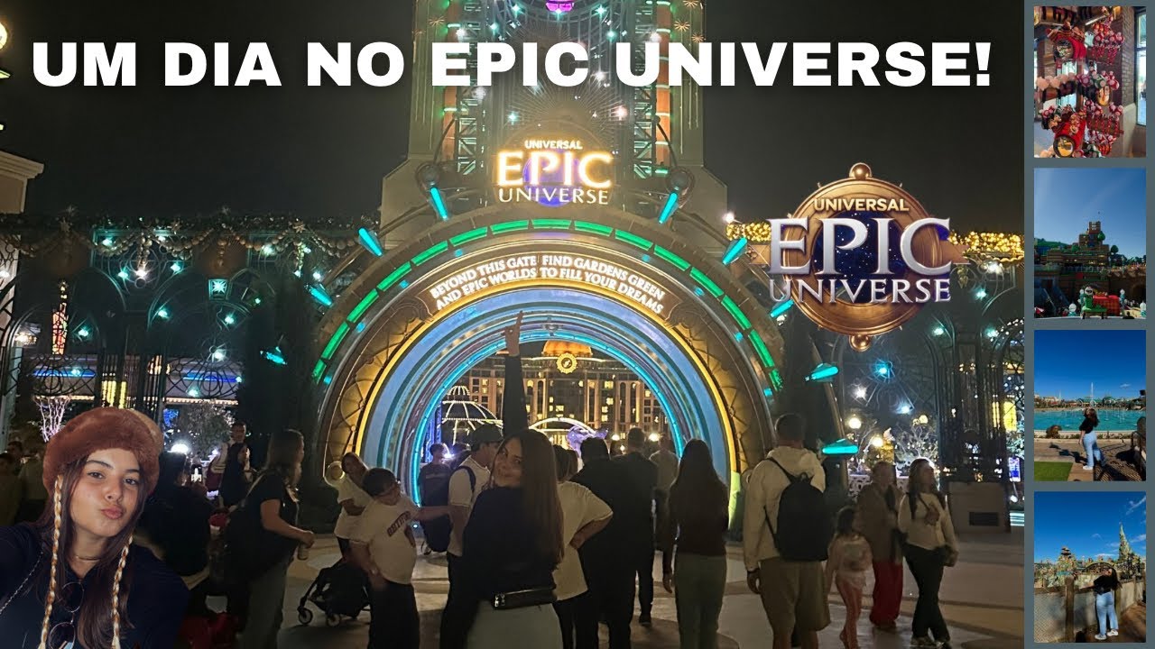 UM DIA NO EPIC UNIVERSE!! 🚀✨🇺🇸🎢