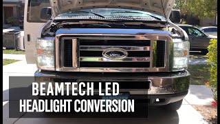 How to Install Beamtech LED Headlights and LED Interior Lights on a Ford E350 Van