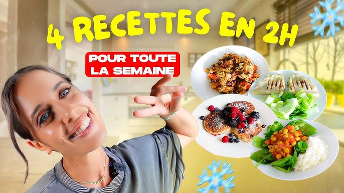 En 2h je cuisine pour ma semaine spécial rééquilibrage alimentaire