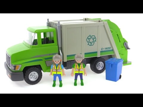 playmobil trash truck