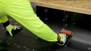 Low-Slope Self-Adhered Base Sheet Flashing Outside Corner Detail Installation