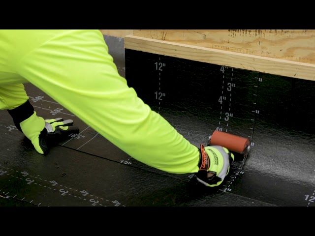 Low-Slope Self-Adhered Base Sheet Flashing Outside Corner Detail Installation