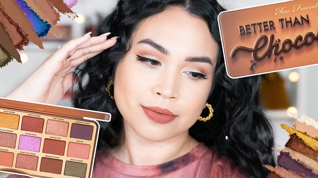 terracotta makeup look too faced better than chocolate palette eyeshadow YouTube