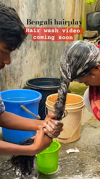 Hair wash video coming soon ||#longhair #hairplay #hairwashing #thickhair #bengalihairplay