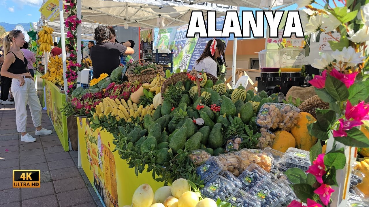 Tropical Fruit Festival in Alanya Turkiye Walking Tour October 2025
